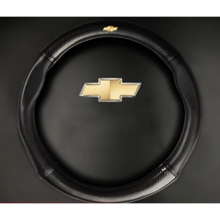Bọc vô lăng cacbon có logo CHEVROLET- bao tay lái ô tô - bọc vô lăng ô tô chevrolet và các hãng