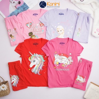 Bộ thun mặc nhà size lớn xuất khẩu bé gái