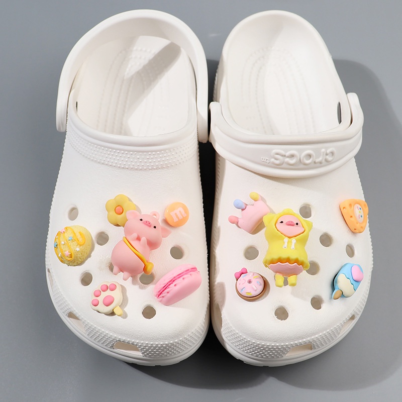 phụ kiện dép Crocs charm DIY khóa giày crocs jibbitz Nhựa trang sức Phụ kiện trang trí giày crocs nút trang trí giày trẻ em Dép Sandal Đồ trang sức Quà tặng sáng tạo món quà đặc biệt