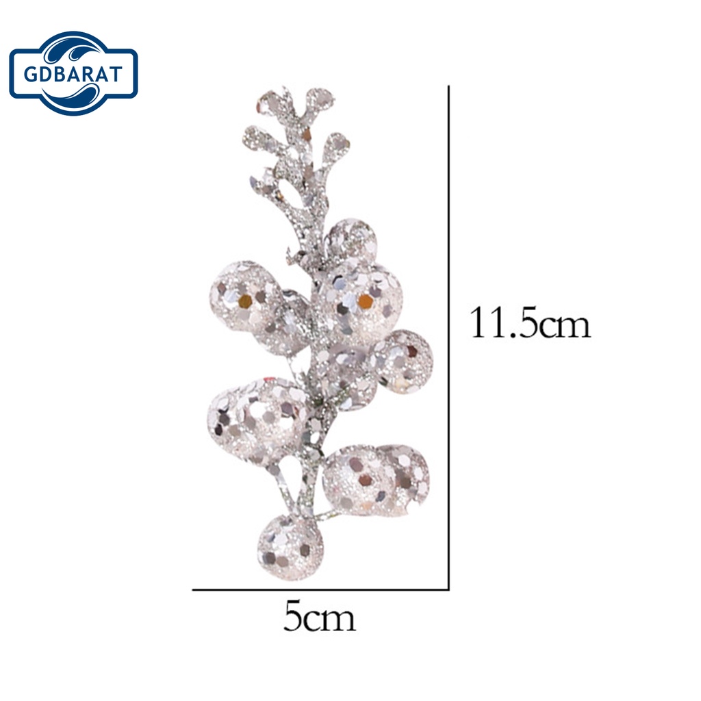 Quả mọng giả lấp lánh dùng trang trí giáng sinh