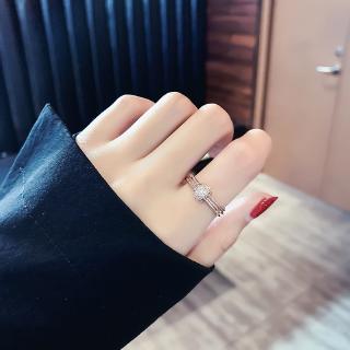 Vòng nhiều lớp Chuyển Bóng Đuôi Nhẫn Cặp Nhẫn Chỉ Số Đơn Giản Nhẫn