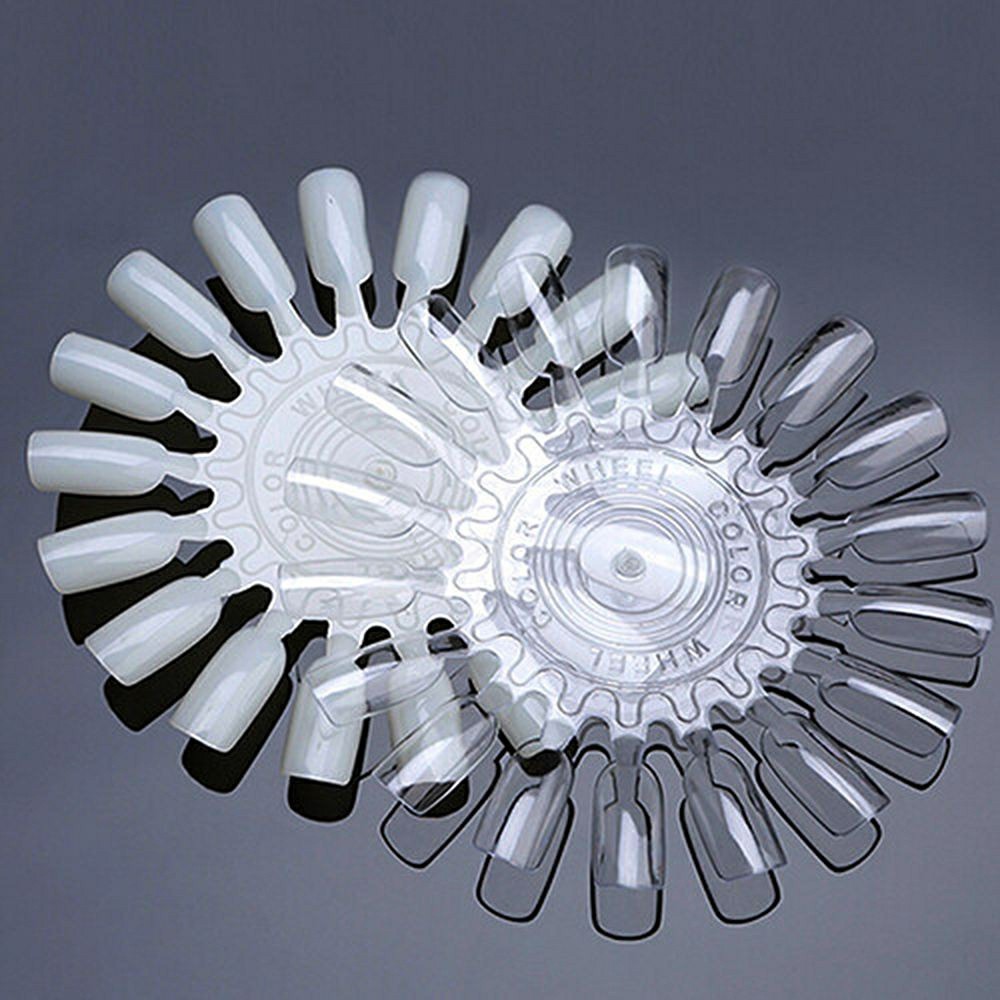 VỈ NHỰA TRÒN TRƯNG BÀY MÓNG GIẢ - 1 cái