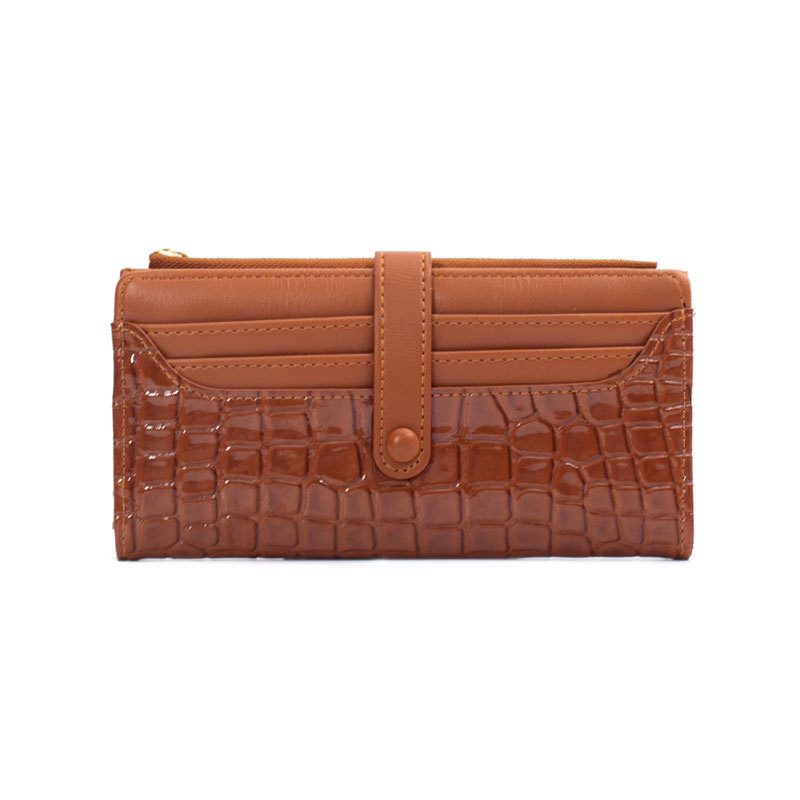 Ví Da Dài Cầm Tay Kiểu Dáng Đơn Giản Thời Trang Nữ