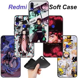 Ốp lưng anime Demon Slayer nhiều mẫu mã cho điện thoại Xiaomi Redmi Note 5 5A 6 7 Pro