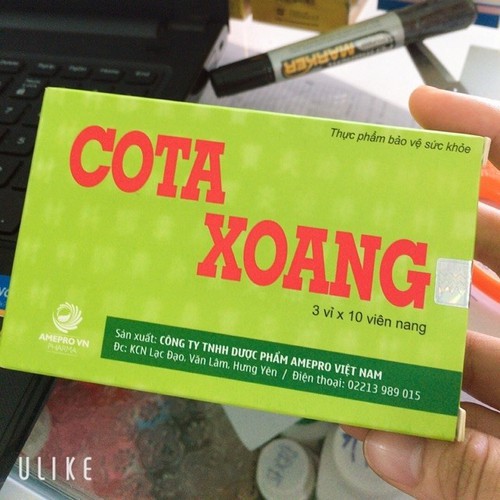 Cota Xoang - Hỗ trợ giảm triệu chứng viêm xoang, viêm mũi dị ứng hộp 30 viên