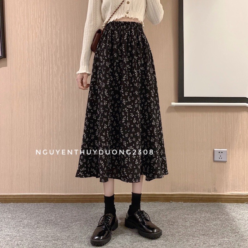 [Ảnh thật/Sẵn]Chân váy hoa nhí vintage 510 hàng quảng Châu | BigBuy360 - bigbuy360.vn