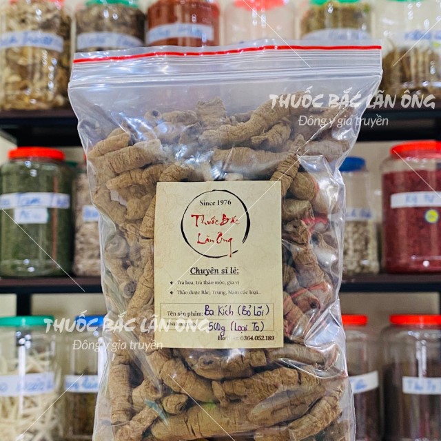 Ba kích tím khô 500g củ to