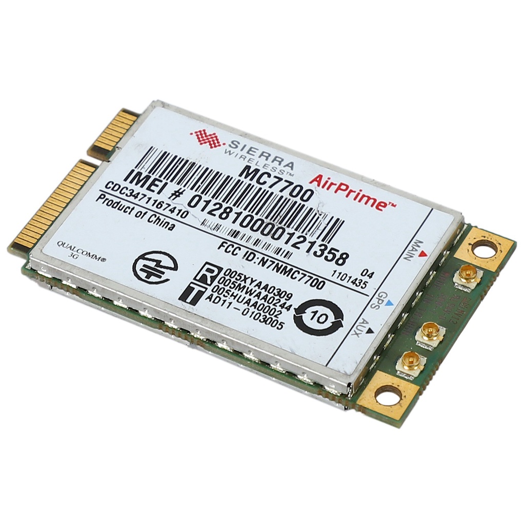 Card mạng SIERRA Gps Mc7700 3g / 4g Wwan Sierra Airprime 100Mbps 4g / 3g Gpsvn