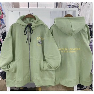 Áo Khoác Nữ Form Rộng Đi Học Và Đi Chơi Chất Liệu Thun Nỉ In Cún Ngực Dễ Thương Thời Trang DYDY TP