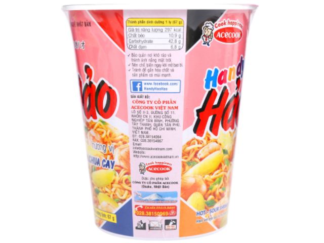 Mì ly Hảo Hảo 67g