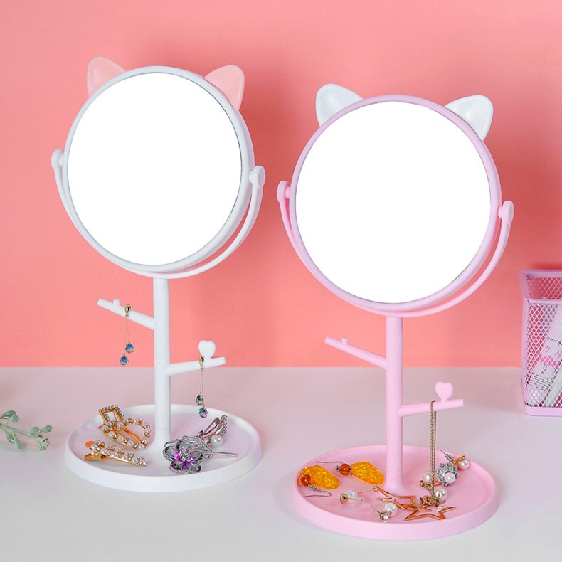 Sỉ 26k-Gương Trang Điểm Để Bàn Cỡ Lớn Có Thể Xoay Độc Đáo Tiện Dụng