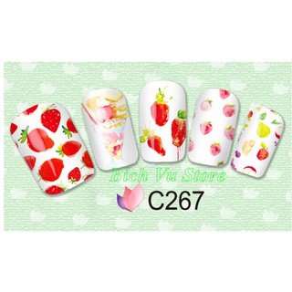 Decal dán móng nước mã C