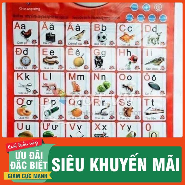 [SIÊU SALE] Bảng Chữ Cái và Số Điện Tử Có Giọng Nói Thông Minh - Bảng Nói Phát triển tư duy trẻ em