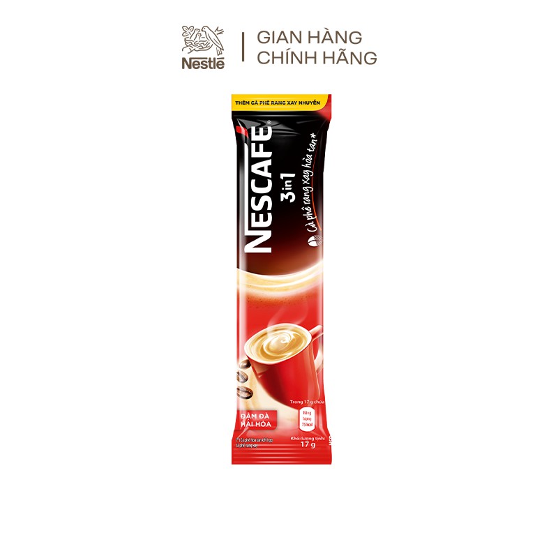 [Tặng 2 hộp nhựa tiện dụng 830ml] Combo 2 hộp Cà phê rang xay hòa tan NESCAFÉ 3in1 Đậm đà hài hòa (Hộp 20 gói x 17g) | BigBuy360 - bigbuy360.vn
