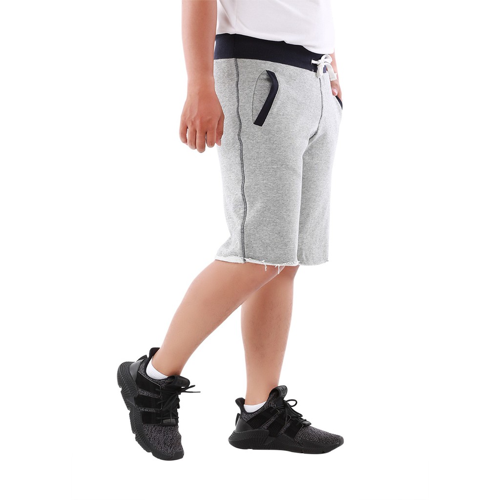 Quần short thun nam không lai viền đánh bông Phúc An 1065