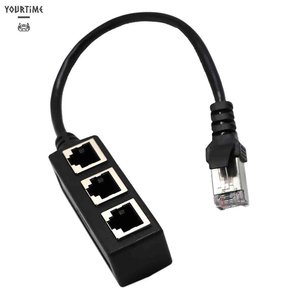 Cáp Chia Mạng LAN RJ45 3 Đầu Âm Chất Lượng Cao