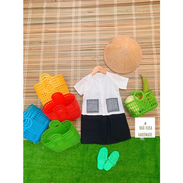 Giỏ nhựa đi chợ mini cho bé