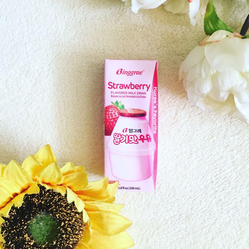 SỮA DÂU -  딸기맛 우유 200ML