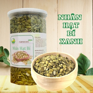 Nhân hạt bí ngô xanh sấy chín 500gr - Hàng loại 1 thơm ngon