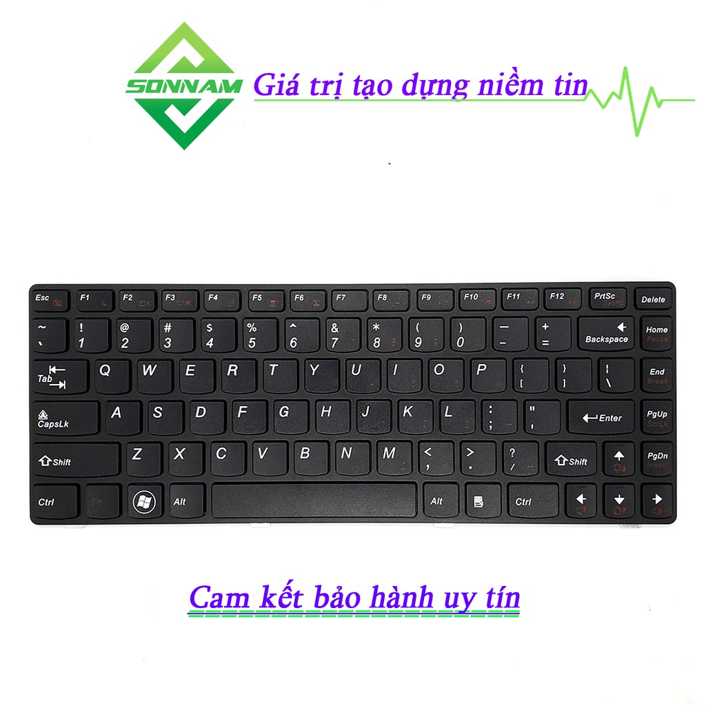 [Xả Kho] Bàn Phím Laptop Lenovo G480, G480A, G485, G485A - Bảo Hành Đổi Mới 9 Tháng - Bảo hành đổi mới