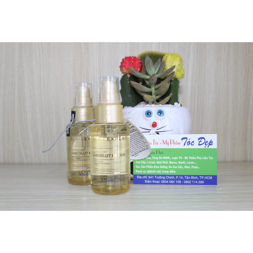 Tinh dầu dưỡng tóc L’oreal Serie Expert Absolut Repair Lipidium Double Serum 50ml