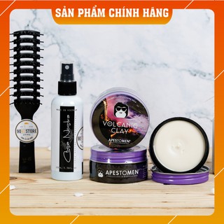 [Chính Hãng][COMBO] Sáp Vuốt Tóc Volcanic Clay + Xịt tạo phồng Cosa Nostra