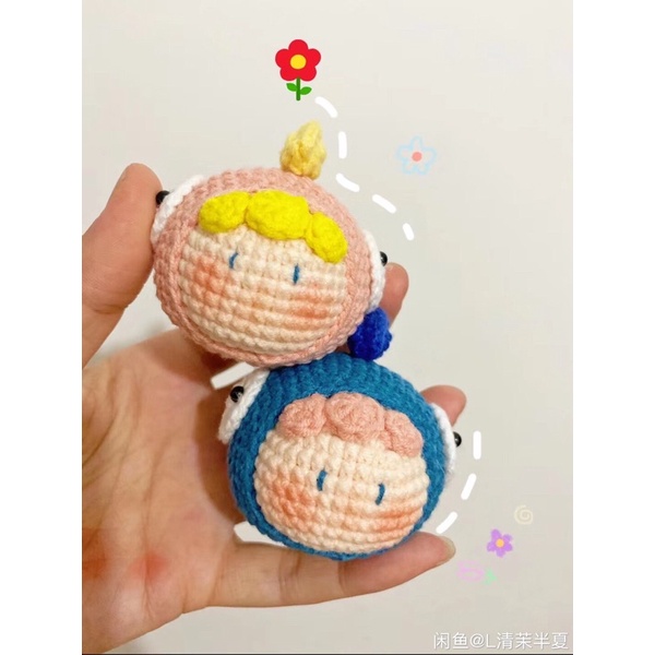 Móc khoá hình em bé cá handmade 🐠