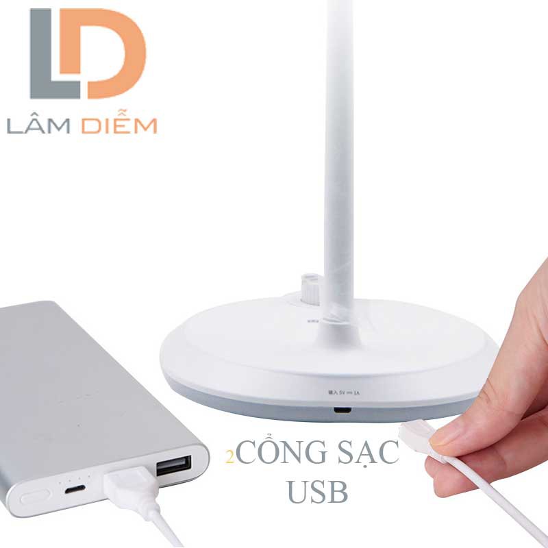 ĐÈN BÀN HỌC BÀN LÀM VIỆC CAO CẤP SẠC USB 42 LED SIÊU SÁNG CHỐNG CẬN THỊ DP X003