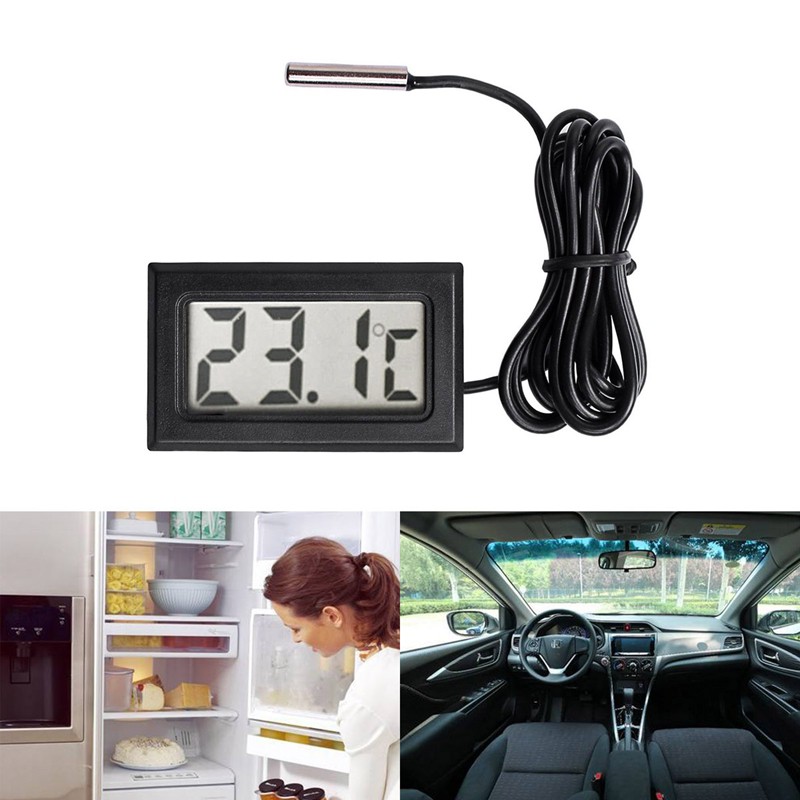 Nhiệt kế điện tử cảm biến màn hình LCD 50 ° C tới + 110 ° C