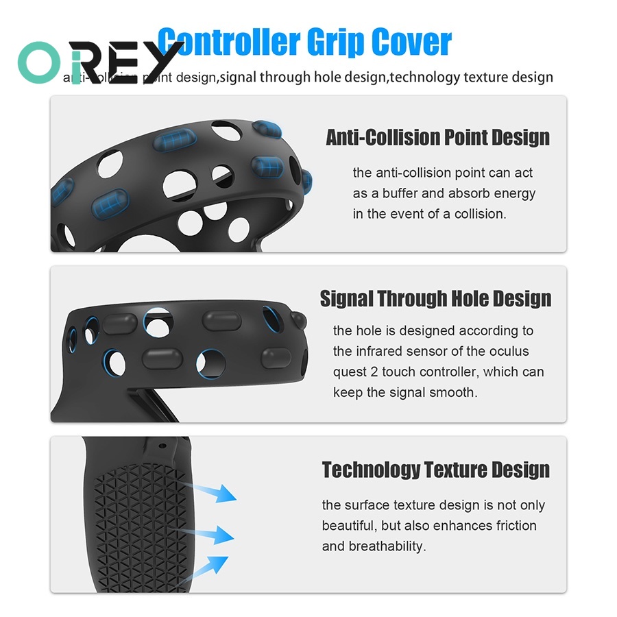 Vỏ Bọc Silicon Bảo Vệ Cho Kính Thực Tế Ảo Oculus Quest 2