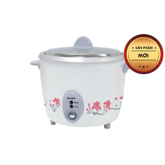 Nồi Cơm Điện Nắp Rời Sharp KSH-D18V (1.8L) - Màu Ngẫu Nhiên - Hàng chính hãng