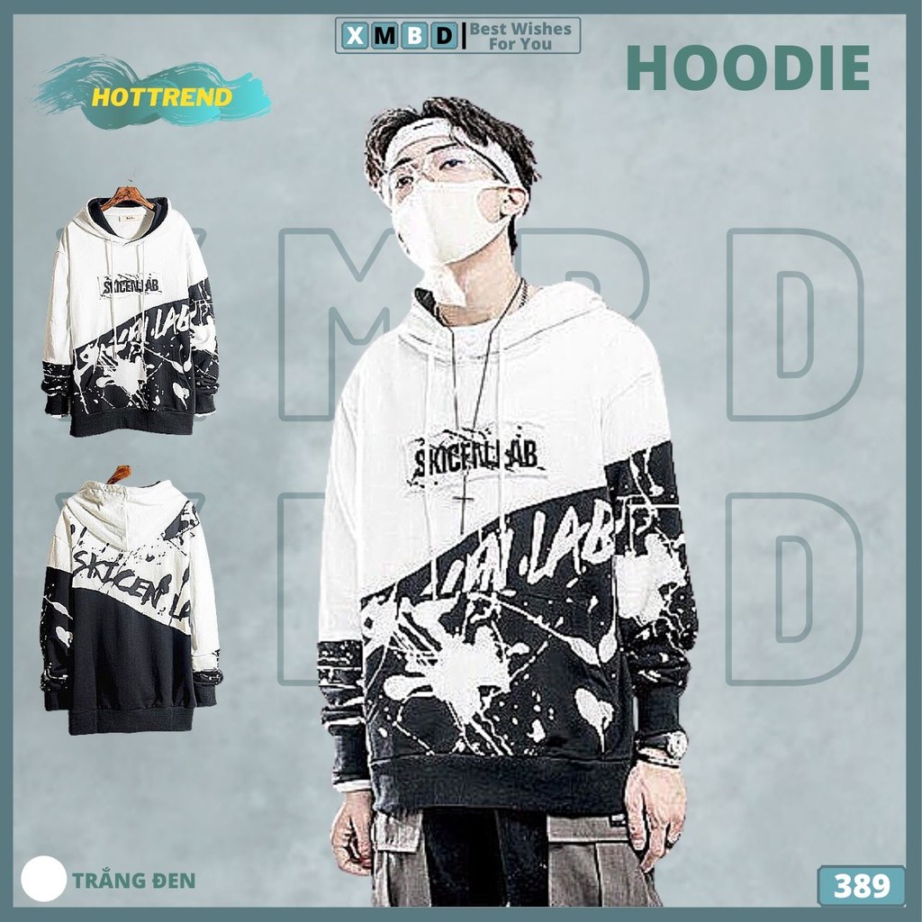 Áo Hoodie Nam Nữ Nỉ Bông Dày Dặn Form Rộng Unisex Áo Khoác Hoodie SWEATER Nam Nữ Nỉ Ngoại VẪY MỰC AB - AK389