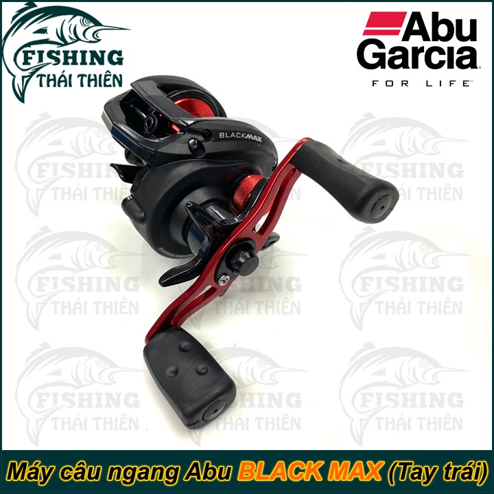 Máy Câu Ngang Abu Black Max 6.4:1 Tay Quay Trái Dùng Cho Cần Máy Ngang Câu Lure