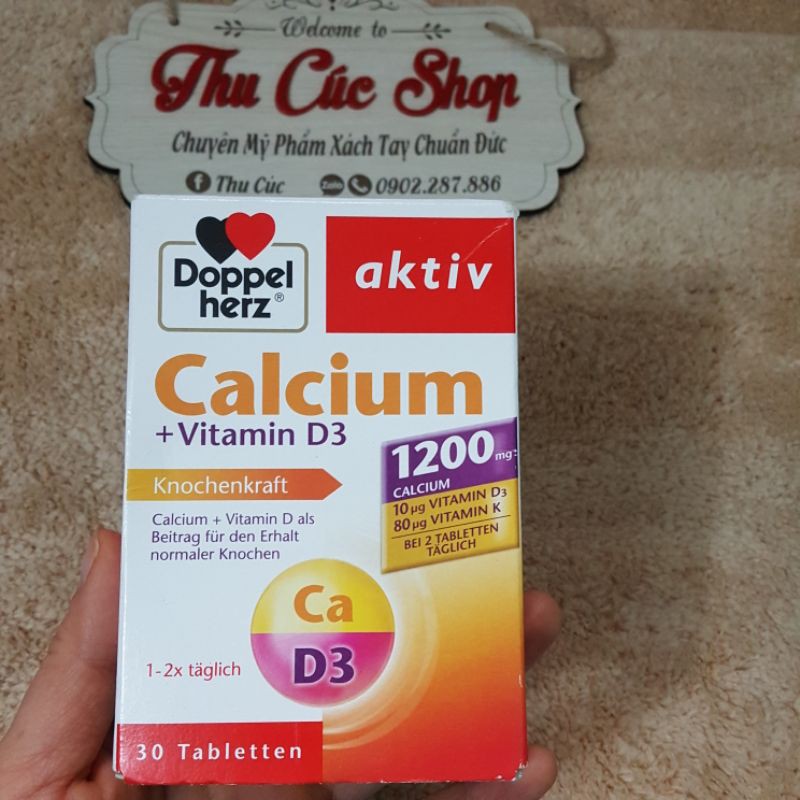 viên uống Calcium vitamin D [HÀNG CHUẨN ĐỨC]