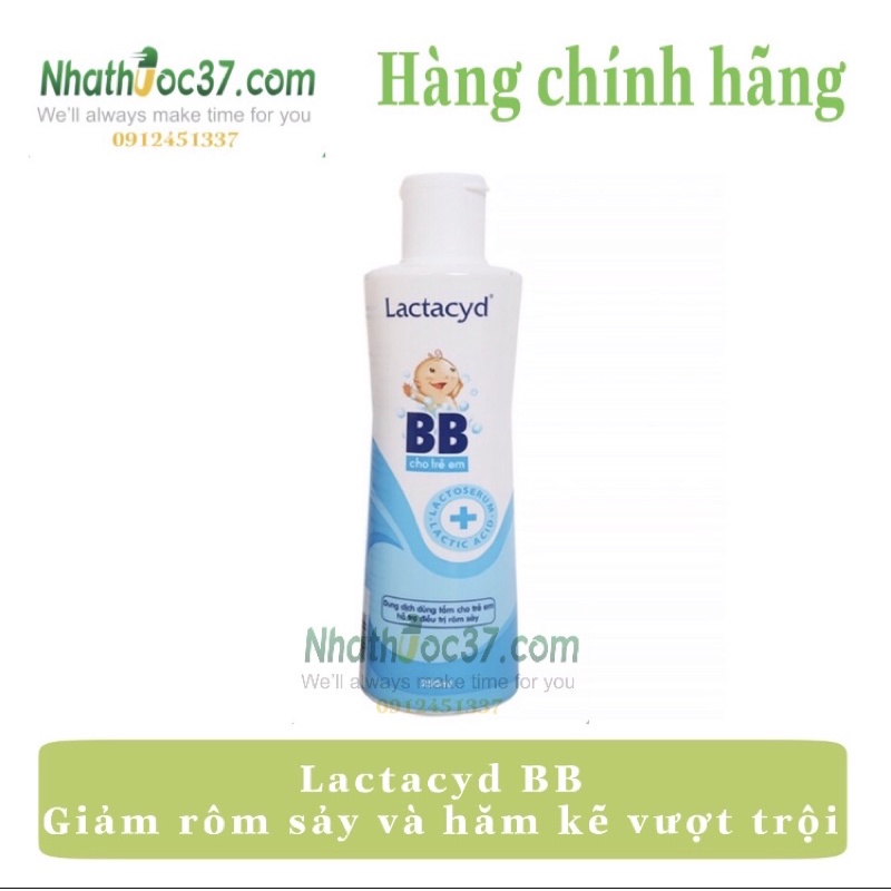 Lactacyd BB sữa tắm rôm sảy chai 250ml