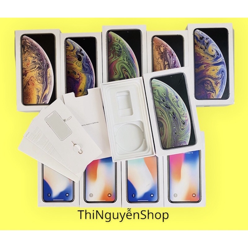 Vỏ Hộp Đựng Điện Thoại iP X, XS, XSMax Dùng Để Trưng Bày