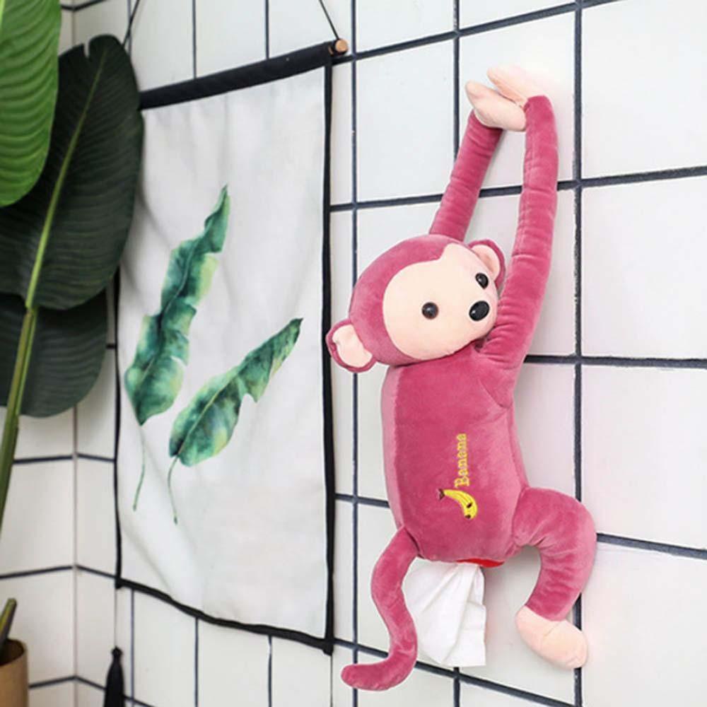 1 Hộp Đựng Khăn Giấy Hình Khỉ Dễ Thương