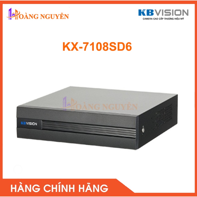 [NHÀ PHÂN PHỐI] Đầu Ghi Camera KBVision 8 Kênh KX-7108SD6 - Hàng Chính Hãng - Vỏ Sắt