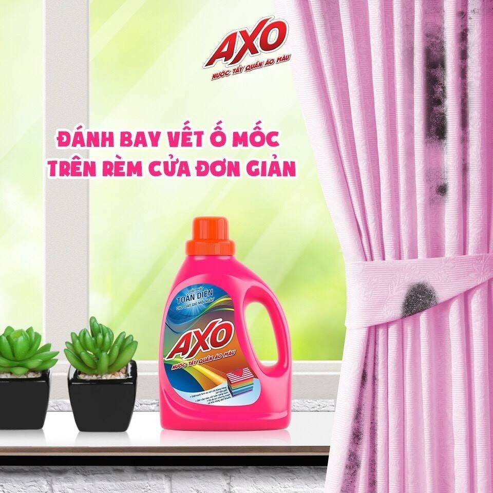 COMBO HOÀN HẢO Axo Hương Hoa Anh Đào 1 chai và 1 túi 400ml tiện lợi tiết kiệm