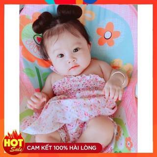 Tóc Giả Búi Cục Cho Bé Sơ Sinh [ RẺ VÔ ĐỊCH ] [ CAM KẾT HÀI LÒNG 100% ]