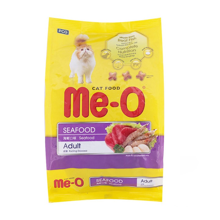 Combo 10 gói Thức ăn cho mèo lớn đã trưởng thành trên 1 tuổi Me-O Adult 350gr (260.000VNĐ CÒN 245.000VNĐ)