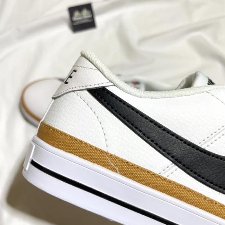Giày nk LEGACY trắng móc đen kẻ nâu mới blazer low trắng đen cao cấp , giày sneaker nam nữ hot