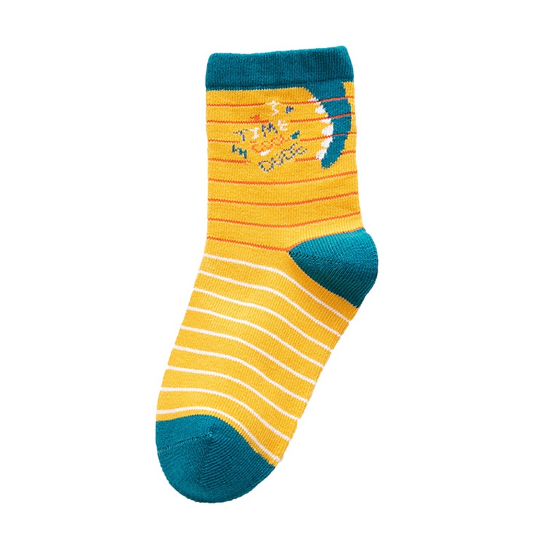 LJMOFA KIDS 5 đôi vớ trẻ em 1-12 tuổi vớ trẻ em vớ lớn đầu rồng nhện người hoạt hình 3d vớ tại hàn quốc hỗ trợ bán buôn thứ hai