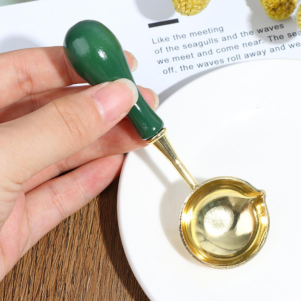 YIYU Muỗng Nung Sáp Niêm Phong Thiệp Mời Đám Cưới Phong Cách Vintage