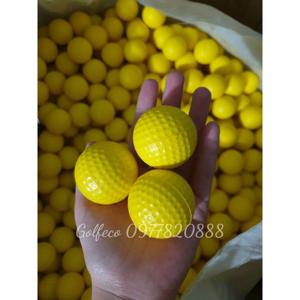 BÓNG GOLF CAO SU - BÓNG TẬP GOLF PU CHỐNG VA ĐẬP  - PGM Q008