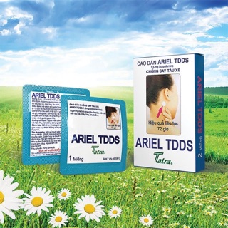 Miếng dán chống say tàu xe ARIEL TDDS