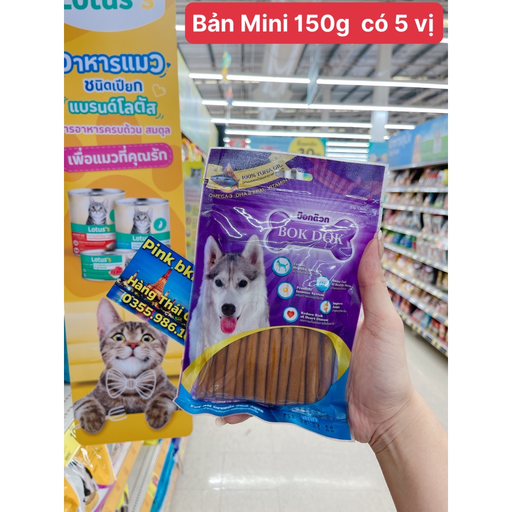 Thanh dinh dưỡng  BOK DOK Mini 120g ⚡ NỘI ĐỊA THÁI LAN⚡ Túi nguyên bản từ nhà máy không phải túi chiết.