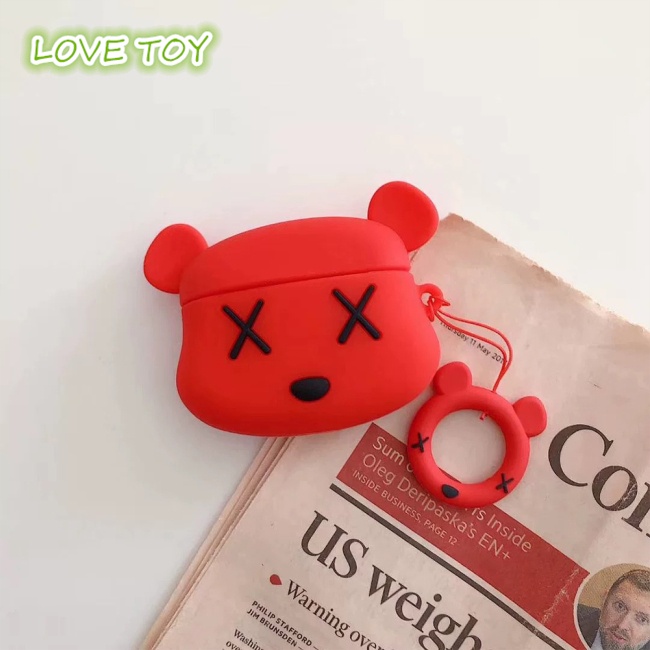 Vỏ Bảo Vệ Hộp Sạc Tai Nghe Bluetooth Bằng Silicon Hình Mickey Minnie Stitch