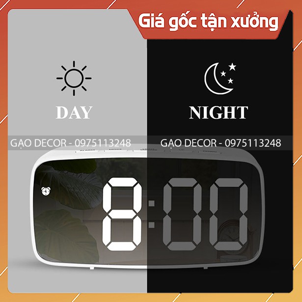 [Gạo Decor] - Đồng Hồ LED để bàn - Đồng hồ LED đa chức năng