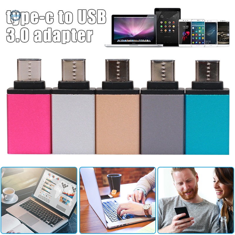 Đầu Chuyển Đổi Mini Type-C Sang Usb 3.0 Bằng Hợp Kim Nhôm Cho Tất Cả Các Loại Điện Thoại / Máy Tính Bảng